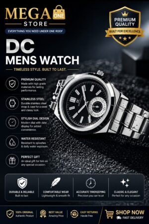 DC Men's Stainless Steel Watch
