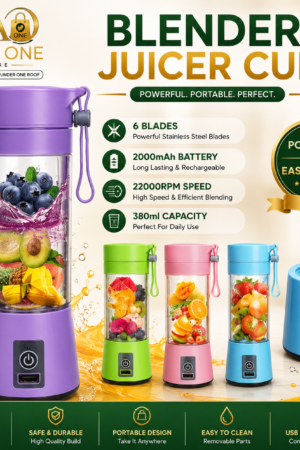 Portable USB Blender Juicer Cup – 380ml