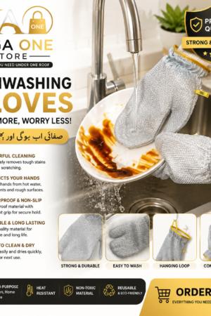 Heavy-Duty Dishwashing Cleaning Gloves