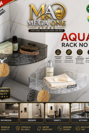 Aqua Wall Mounted Storage Rack No. 2